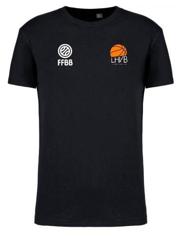 T-shirt Noir Les Herbiers Vendée Basket