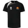 Surmaillot manches courtes Noir Les Herbiers Vendée Basket