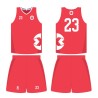 Lot de 6 Ensembles 3x3 FFBB Teamsport | Rouge