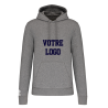 Sweat Capuche Coton à personnaliser FFBB Teamsport |Gris