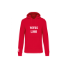 Sweat Capuche Coton à personnaliser FFBB Teamsport |Rouge