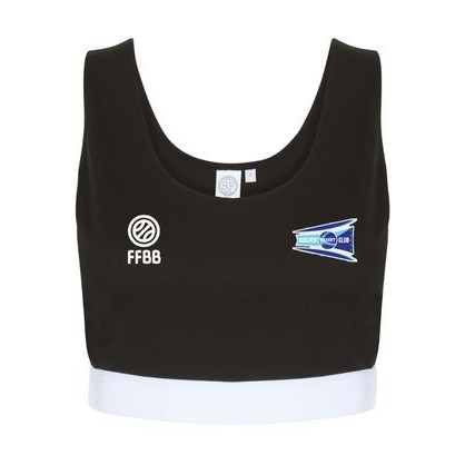 Brassière FFBB Teamsport Noir Guichen Basket