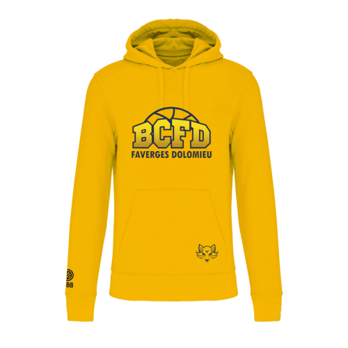 Sweat à capuche Jaune BCFD