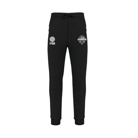 Pantalon de survêtement Noir BCFD (logos en blanc)