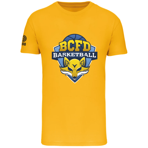 T-shirt Jaune BCFD (2 logos)