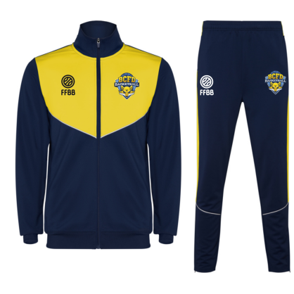 Ensemble de survêtement Marine/Jaune BCFD