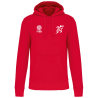 Sweat à capuche Rouge ou Bleu marine Patronage Laïque Basket